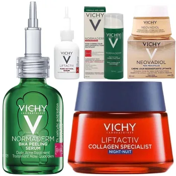 VICHY 16% VC Essenza rivitalizzante e riparatrice per la pelle Crema riparatrice per il viso Crema detergente idratante impeccabile e per il controllo dell'olio