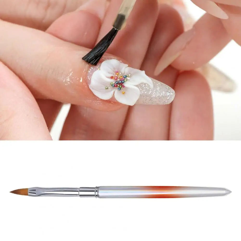 Multifunctional Convenient UV Gel Extension Nail Painting Brush Rustproof Nail Pen Gradient Color Home Use