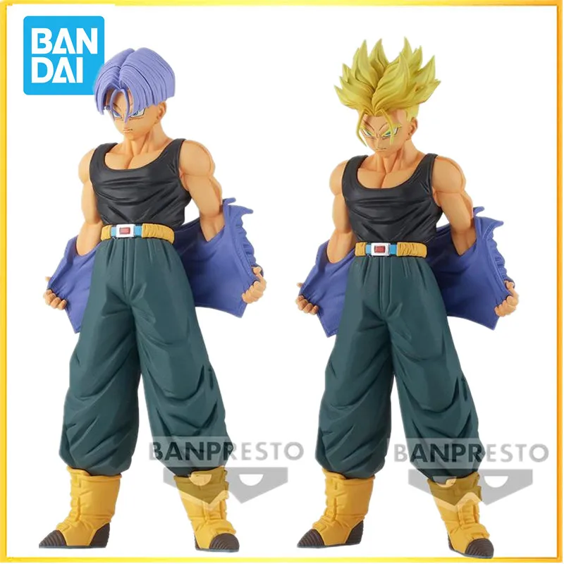 

In stock Bandai Dragon Ball Solid Edge Works Super Saiya Torankusu Trunks Collection Anime Figure Action Model Figurals Toys