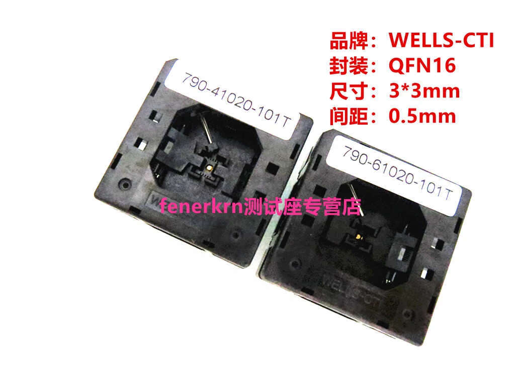 Opentop WELLS-CTI 테스트 블록 790-41020-101T 프로그래밍 블록 790-61020-101T 번인 블록 QFN20 소켓 테스트 벤치