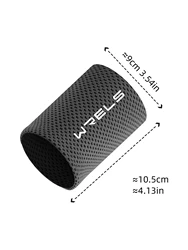 Premium Sweat - Absorbent Sports Wristband for Fitness and Basketball (Black)