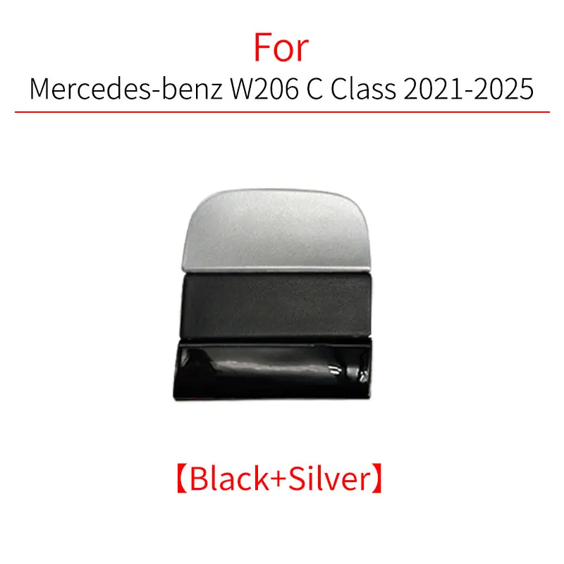 Luxury Car Rear Bumper Tow Hook Cover Cap - White/Black Finish