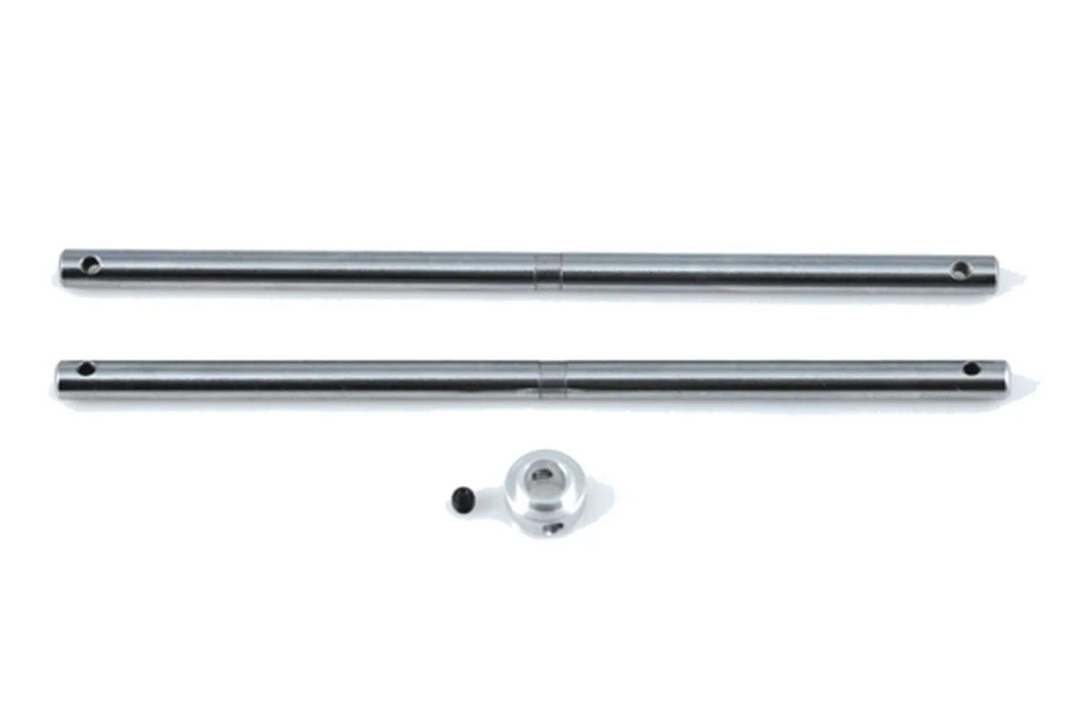 Queue d'hélicoptère RC avec rotor de queue et tige de transmission, pièce détachée essentielle.