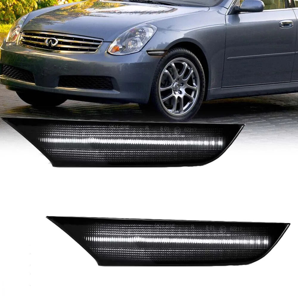 

Передний бампер, светоотражающая лампа для Infiniti G35 2003-2006, 4 Двери Седан/база/X 01-06 Nissan Skyline V35 седан