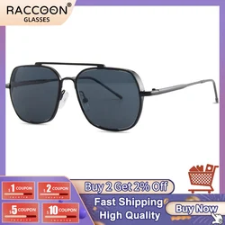 2022 New Fashion Pilot Square Sunglasses Men Man Color Lens Metal Frame High-Quality Luxury Brand Design Sun Glasses Uv400 Drive