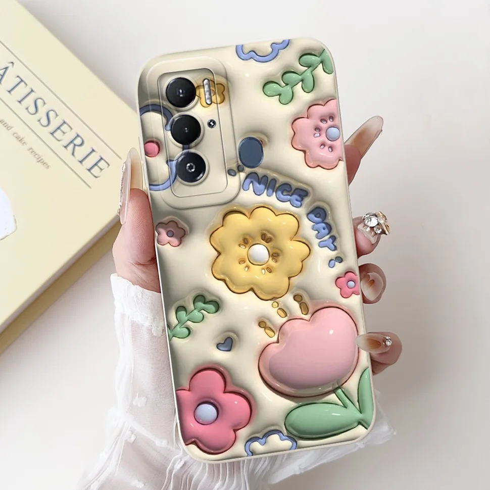Cute Cosmonaut Cartoon Silicone Soft Cover Case - Bumper Protection