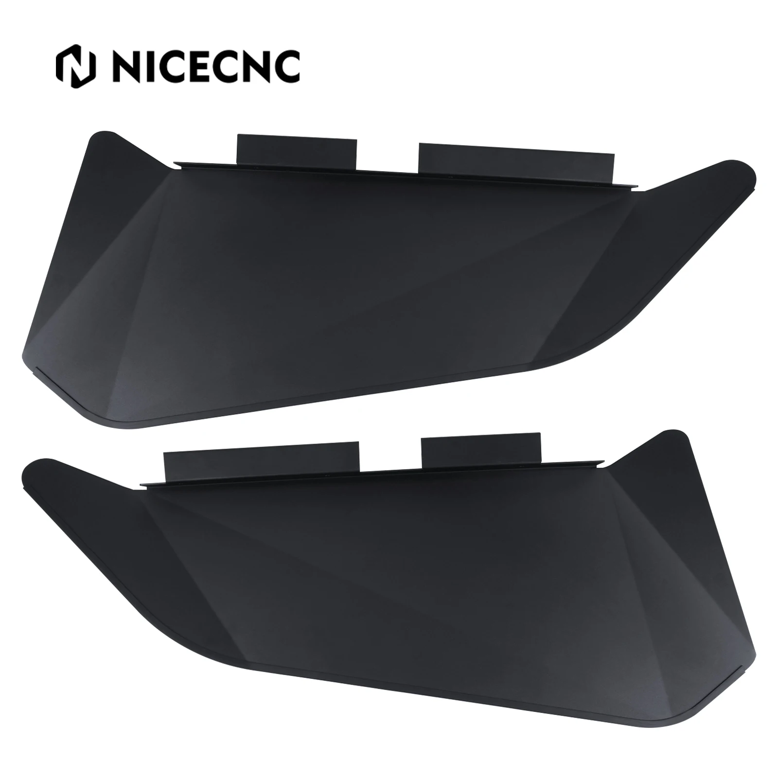 NICECNC Lower Door Inserts Panels Protectors Kit 1 Pair for Can-Am Maverick X3 Max R RR 2017-2022  Aluminum