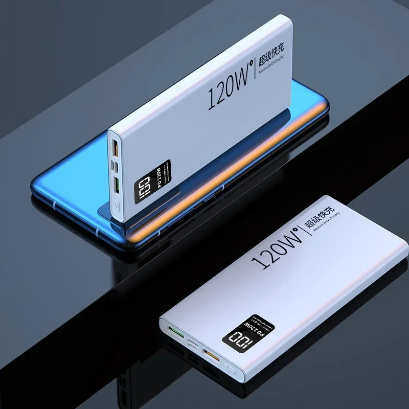 Xiaomi 30000mah Power Bank 120w Super Fast Charging 100% Sufficient Capacity Portable Charger Battery For Iphone Huawei Samsung 6