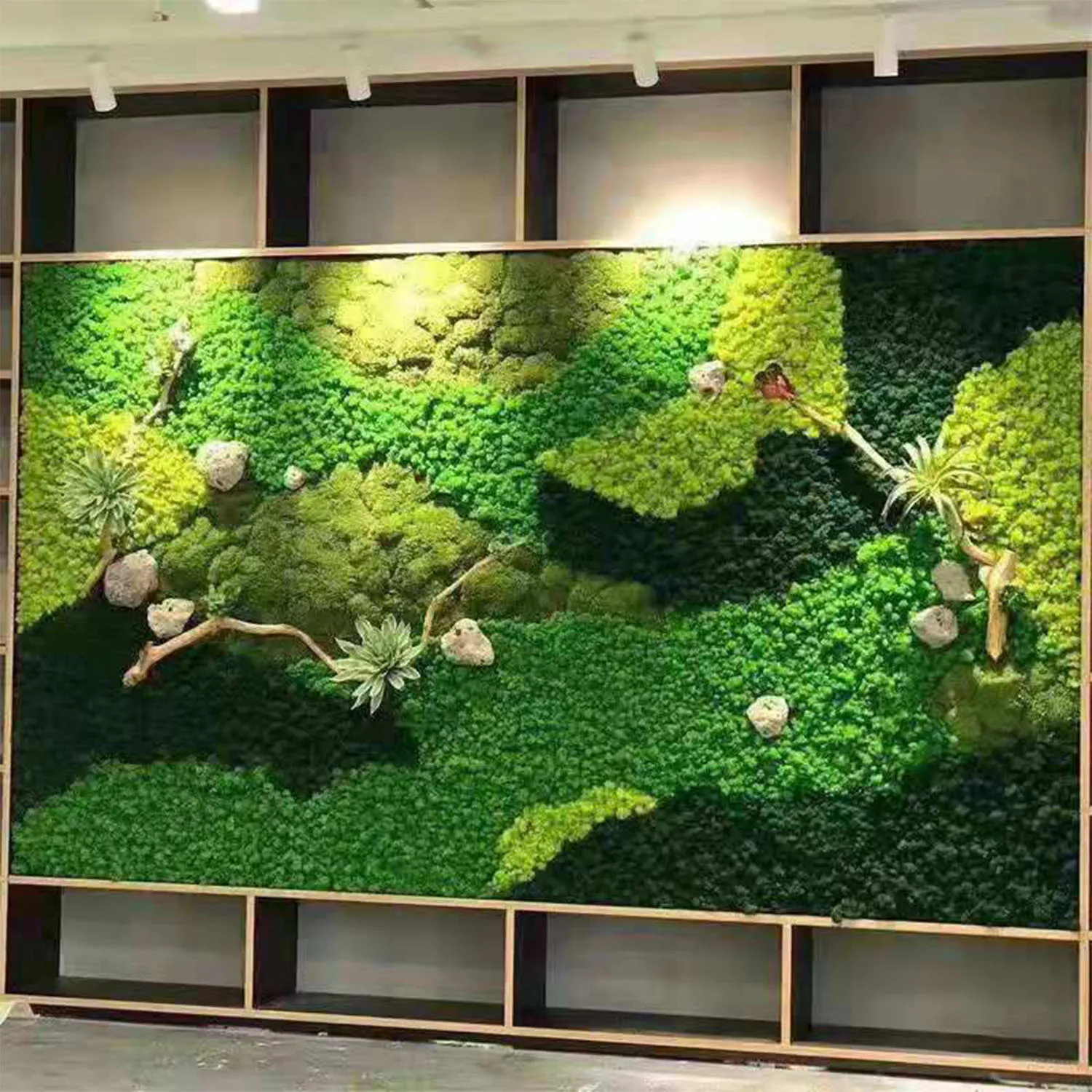 20 g künstliche grüne Moospflanzen, ewiges Lebensgras, Mini-Landschaft, Kunstrasen, DIY-Handwerk für Zuhause, Wohnzimmer, Garten, Dekoration – Detail 14