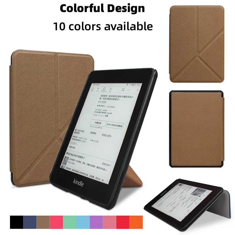 Capa Dobrável de Couro Kindle Capa de Livro para Kindle Paperwhite 10th Generation2023 J9g29r Pq94wif 6 - Imagem 4