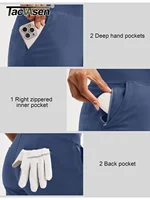 TACVASEN UPF 50+ Golf Pants Women's Lightweight Quick Dry Stretch Pants High Waisted Work Athletic Casual Pants 5 Pockets - Image 4