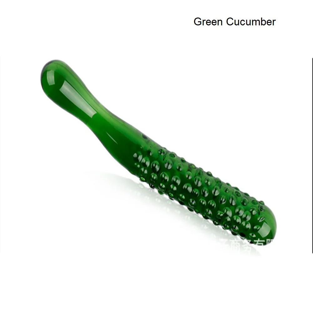 Glass Dildo satisfayer Artificial Realistic sex toys For Women Fruit Vegetable Vibrator Masturbation butt Ana_voghion.com