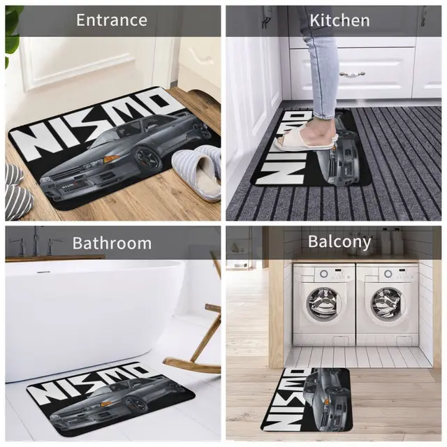 Skyline R32 Gtr V-Spec Ii Bnr32 Nismo Doormat Rug Szőnyeg Lábfürdő-Fürdősző - Image 6