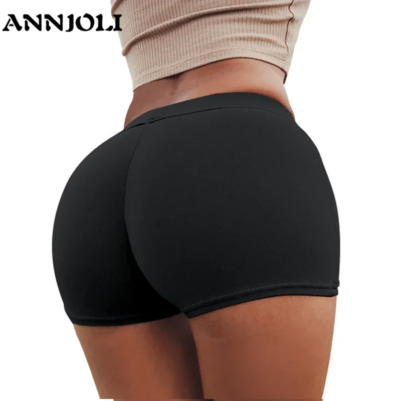 9 Color Soft Cotton Seamless High Elasticity High Waist Sexy Women's Sports Shorts Anti-light Female Summer Breathable