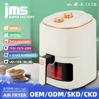 7.5L Air Fryer Large capacity 110V-220V Fluoroscope aluminized non-stick coated electric oven Home air fryer 1