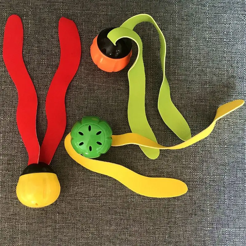 Children Bathing Toys Pool Diving Toys 3Pcs Diving Seaweed Shape Swimming Pool Toy Colorful Sinking Underwater Fun Toys Kids Dive Training and Retrieve