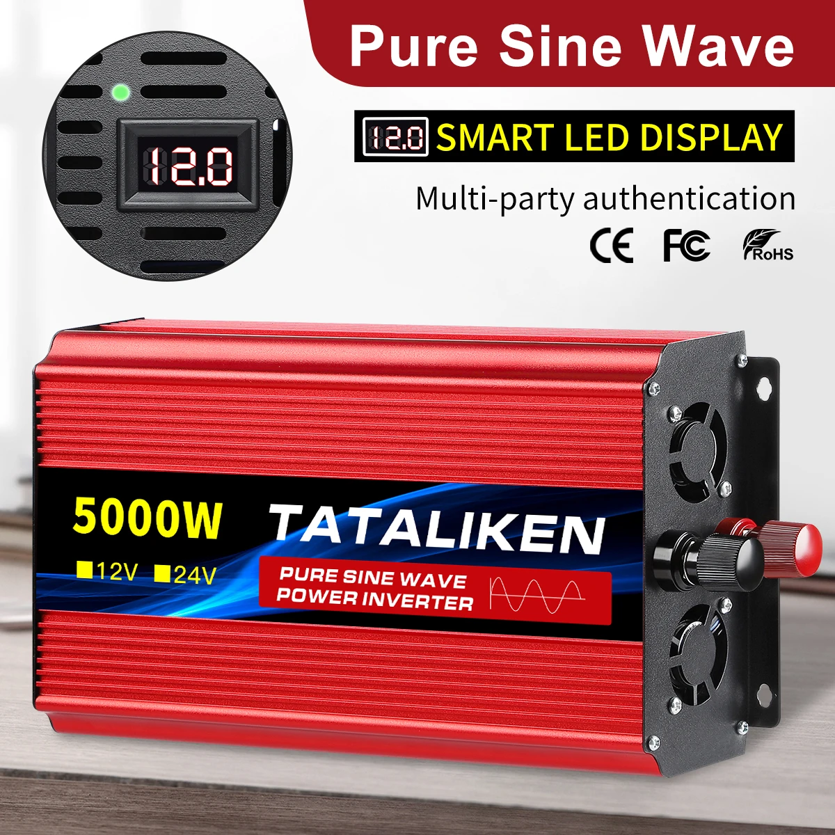 Inverter 12v 220v 1500w Inverter Onda Sinusoidale Pura 1500W XWJNE - Convertitore 12V A 220V Per Camper E Emergenze Inverter 2000w - Foto 10