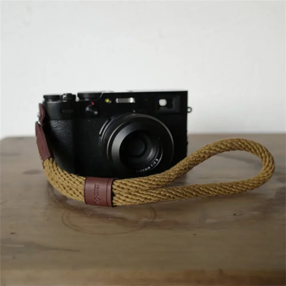 Cotton Camera Wrist Strap Quick Release Hand Belt for Fuji X100 Gr3 Nikon DSLR Mirrorless Camera Rope SLR Wrist Strap