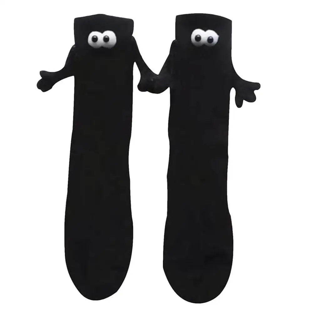 Calcetines magnéticos de mano con ojos 3D para hombre y mujer, medias  divertidas de tubo medio, regalos para parejas - AliExpress