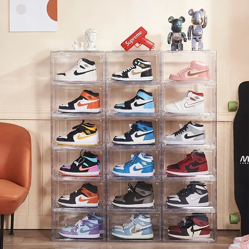 24 Cube AJ Sneaker Storage Wire Clothes Organizer Shelves DIY Shoe