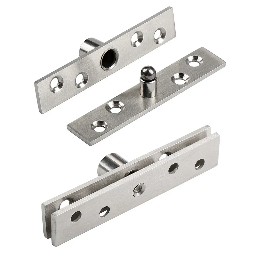56mm 75mm 95mm 98mm 150mm Door Pivot Hinge Stainless Steel Up and Down Location Shaft Heavy Duty 360 Degree Rotation