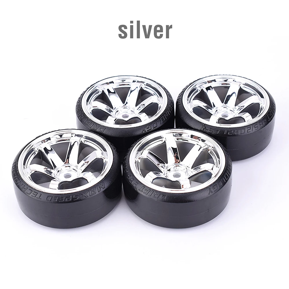 4PCS 1/10 RC Drift Cars Wheel Hub Hard Pattern Tyre for 1:10 HSP Redcat Wltoys WPL Tamiya Traxxas RC Drift Car Accessories Toys S4ff782f776ea489b8c784a0126aa3ed6B