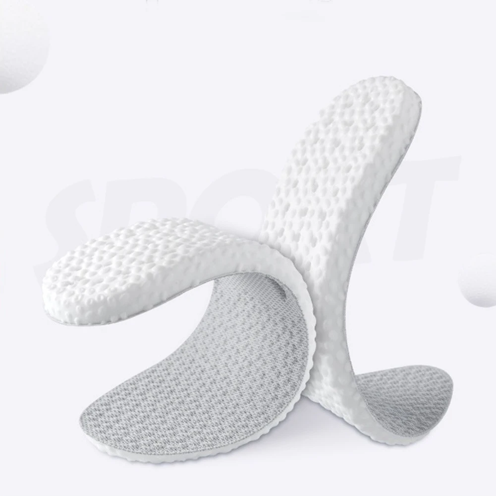 Sports Shoes Insoles Shock-Absorbing Deodorant Insoles Soft Breathable Sports Running for Plantar Fasciitis