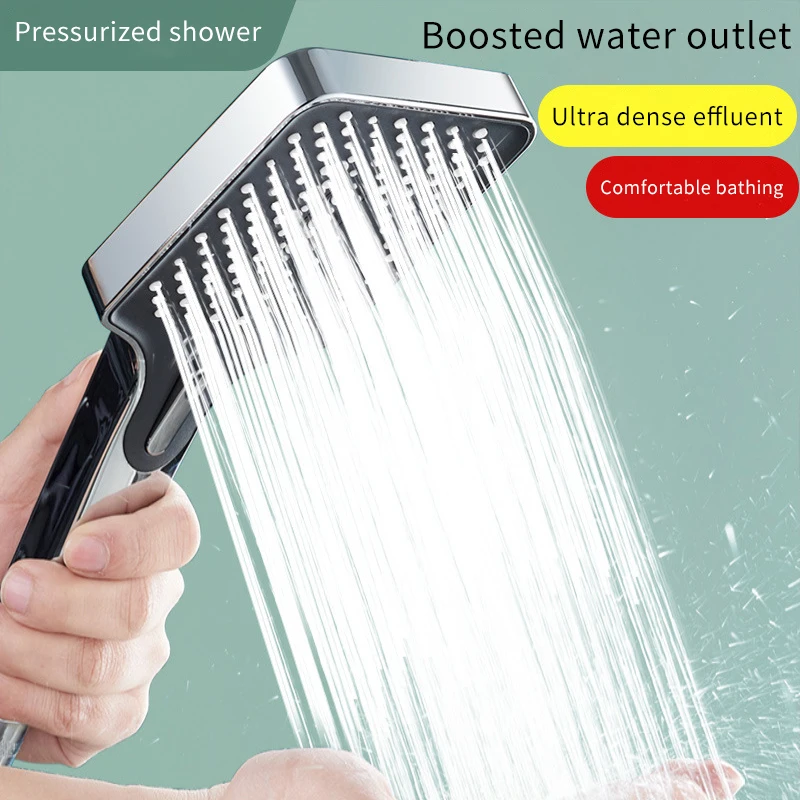 3 Modes Adjustable Rainfall Shower Large Flow Showerhead High Pressure Water Saving Shower Mixer