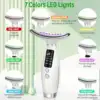Colour Light Face And Neck Beauty Instrument 7 Modes And 7 Speeds Adjustment With Curved Hand Grip Neck Beauty Instrument 1