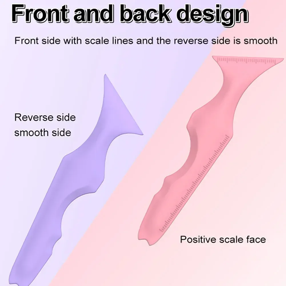 Resusable Silicone Eyeliner Ruler Multi-Functional Eye Makeup Auxiliary Eyeliner Tools 1PC eyeliner stencil tool,makeup tools,eye makeup tools