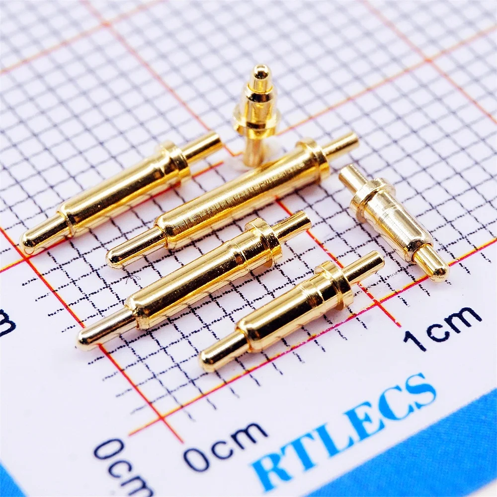 Pogo Pin Connector Pogopin Battery Spring Loaded Through Hole 1.2A Needle PCB 3 4 5 6 7 8 9 10 10.5 11 11.5 12 12.5 mm 5-500Pcs wire connector terminals wire connector electrical connectors electrical connector cable connector pcb connector