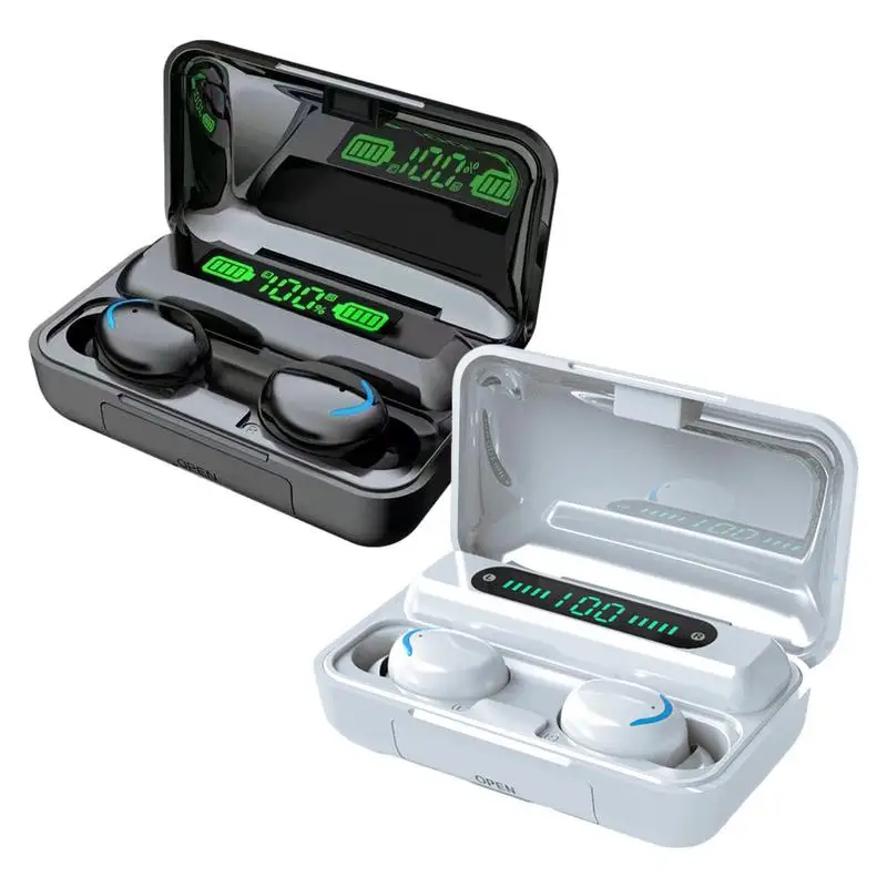 Беспроводные наушники-вкладыши, водонепроницаемые наушники-вкладыши со светодиодным дисплеем, портативные наушники с беспроводным соединением