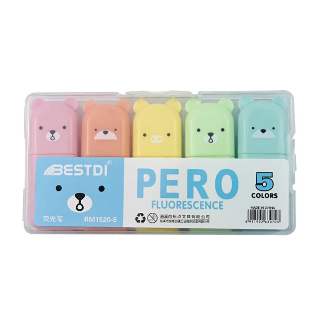 Cute%20Mini%20Bear%20Fluorescent%20Pen%20Plastic%20Kawaii%20Small%20Highlighter%20Painting%20Art%20Marker%20Student%20Stationery%20Color%20Marker%20Pens%20Fashion%20-%20Image%206
