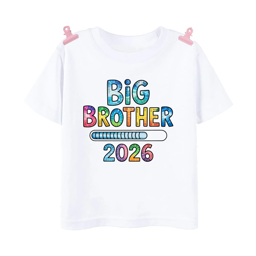 T-shirt 'Only Child Promu Big Brother 2026' - Coupe Classique Léger - 3