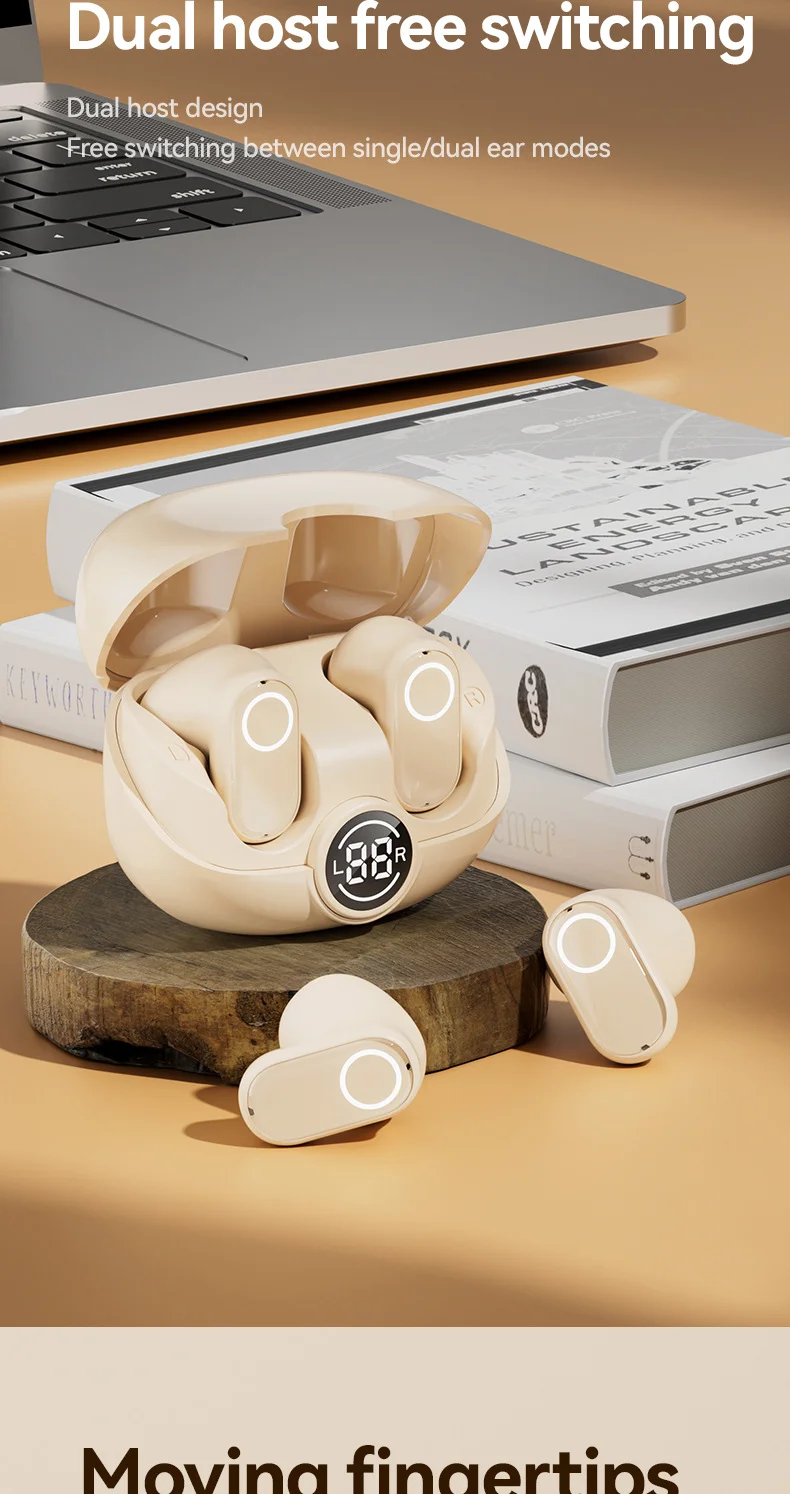 The new wireless Bluetooth headphones M89 mini short-handled creative in-ear spo