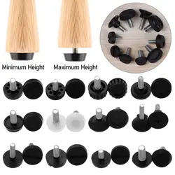 10Pcs Anti-slip Base Levelers Screw Table Chair Leg Pad Leveling Feet Furniture Adjustable Bolt Furniture Feet Chair Feet Level