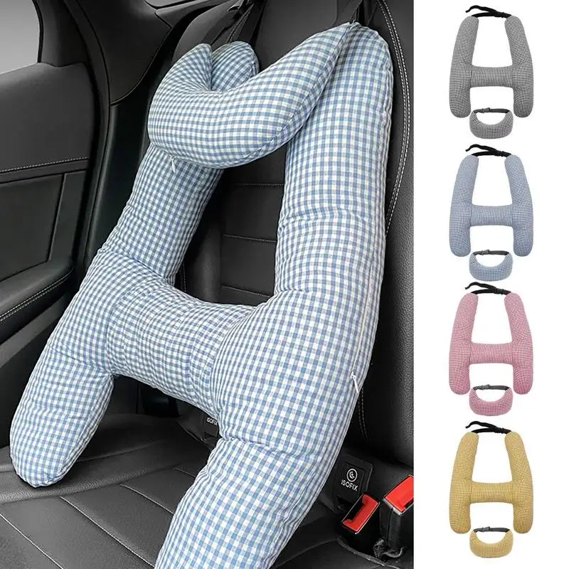 

Автомобильное сиденье, искусственная Автомобильная подушка для сна, для шеи и головы, H-образная дорожная подушка, подушка, автомобильное сиденье, детская подушка для шеи