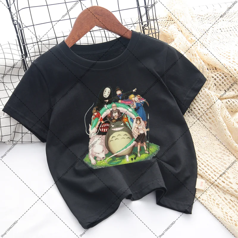 Totoro Cartoon Anime Unisex Short Sleeve T-shirt - Comfortable & Stylish Summer Top, Perfect Gift