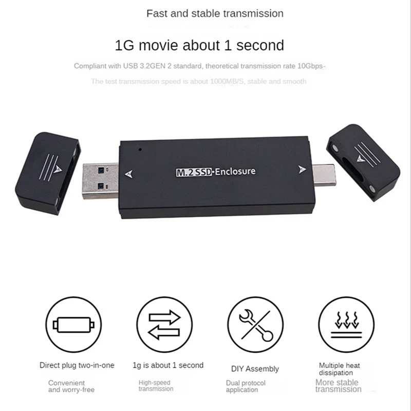 M.2 SSD-Ŭ USB 3.1 cŸ ϵ ũ Ŭ  ϵ ̺ Ŭ ̽, 2230 2242 Windows/linux