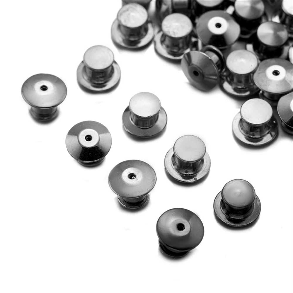 10/30/50 stücke Metall Locking Pin Zurück Keeper Verschluss Für DIY Sichern Brosche Schmuck Erkenntnisse Zubehör Machen Liefert handwerk Teile – Detail 1