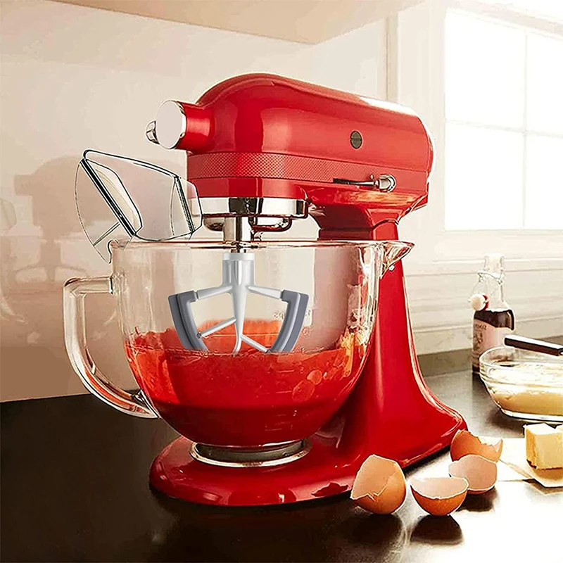 KitchenAid 5-Quart Stand Mixer with Glass Bowl and Flex Edge