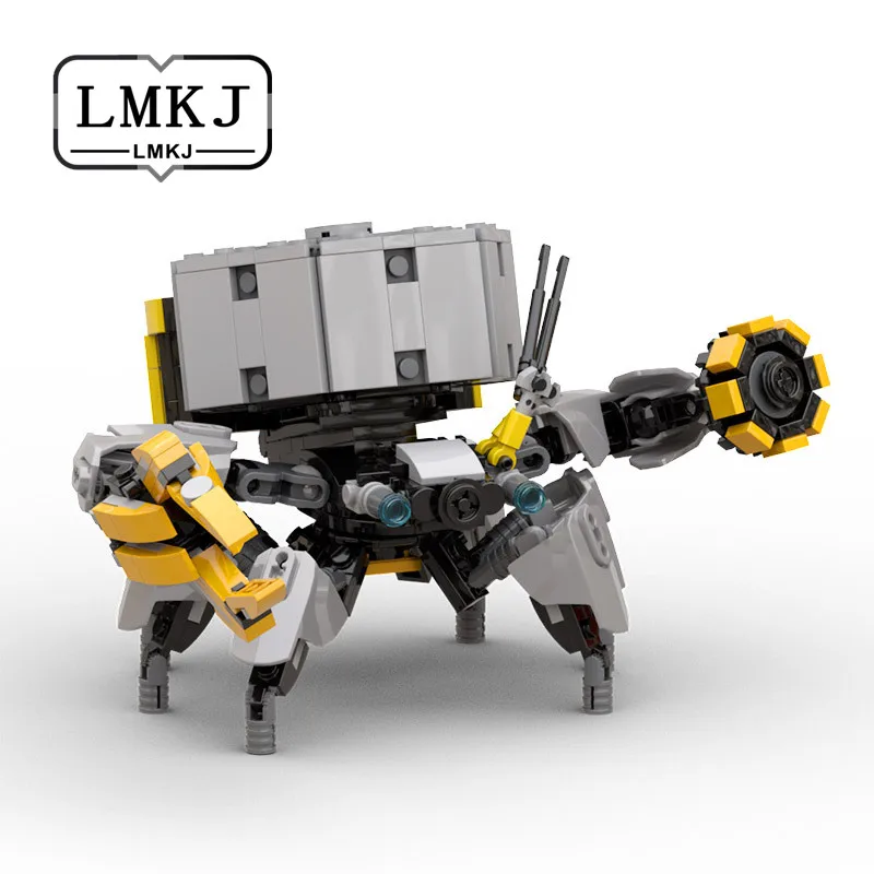 

Конструктор MOC Horizon Mecha Shell Walker Robot, набор строительных блоков Zero Dawn, запрещенный Западный монстр, игрушка «сделай сам» для детей, подарок на Рождество