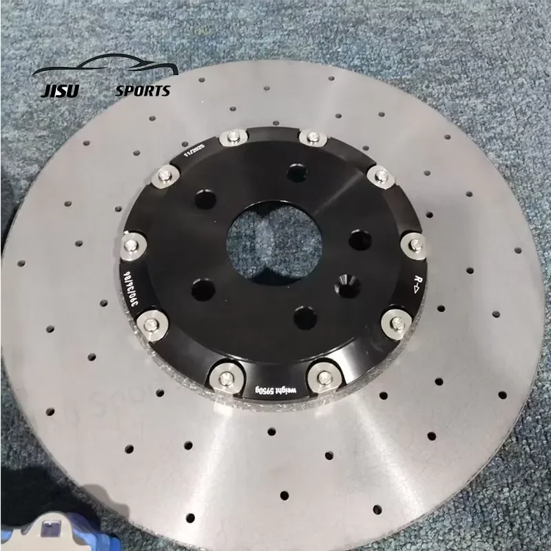 다이렉트 업그레이드 OEM CN 카본 세라믹 디스크 롱 파이버 브레이크 디스크 프론트 390x36mm CCB (2020 ZL1 카마로용)