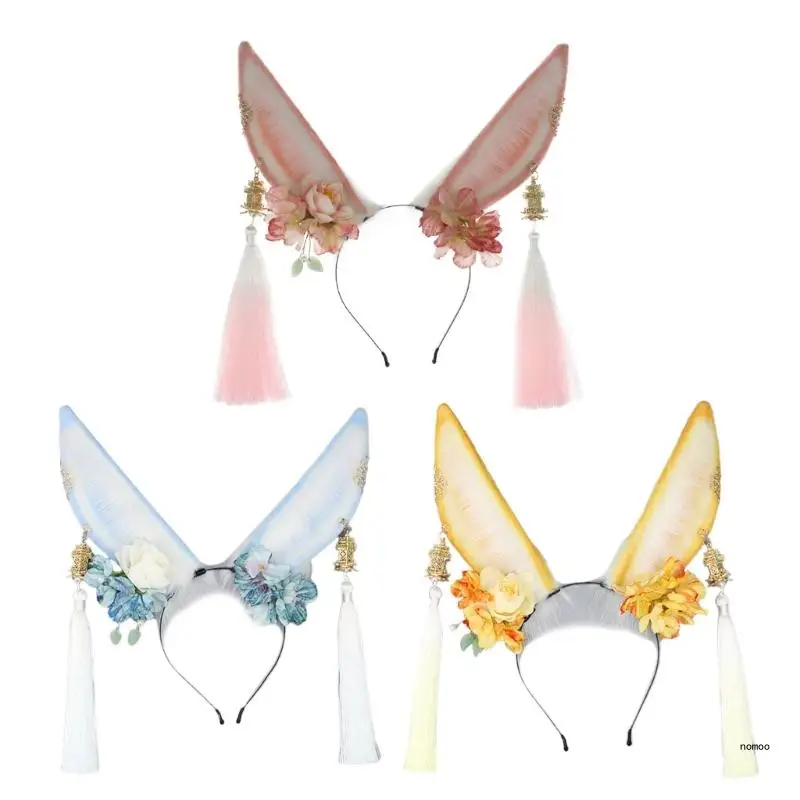 

Chinese Cosplay Party Hair Hoop Woman Headband with Flower