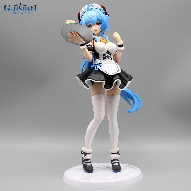 

29cm Genshin Impact Maid Ganyu Collection Figures Animation Peripherals Model Desktop Decorations Doll Sexy Toy Gifts For Boys