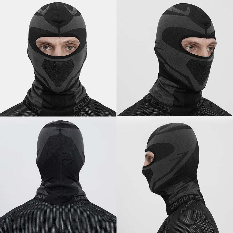Cycling face masks Thermal balaclava mask Thermal Motorcycle Riding Face Mask Balaclava Head Cover Ski Bicycle Cycling Windproof Warm Motorcycle Hat Headwear