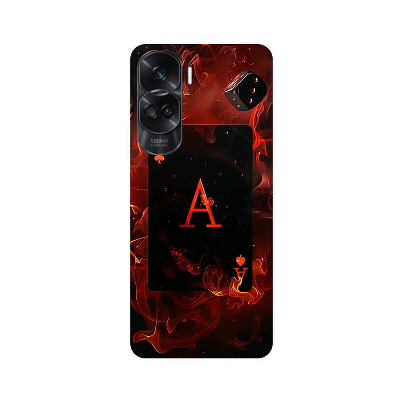 Wolf Painted Shockproof Soft Silicone Phone Case