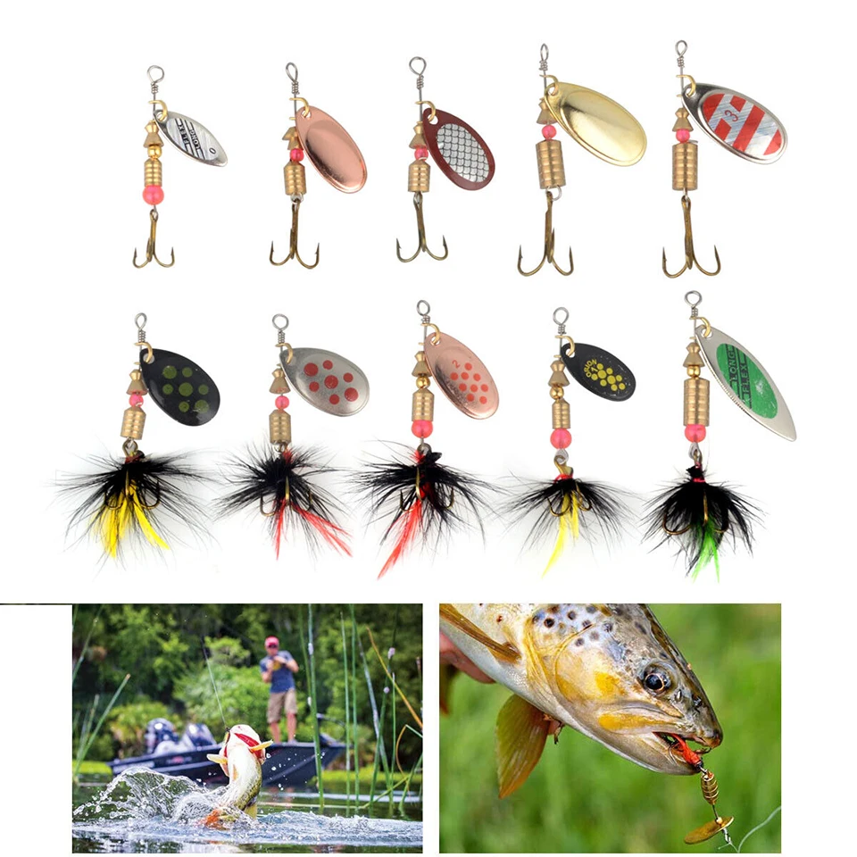 Metal Spoon Spinner Lures 4