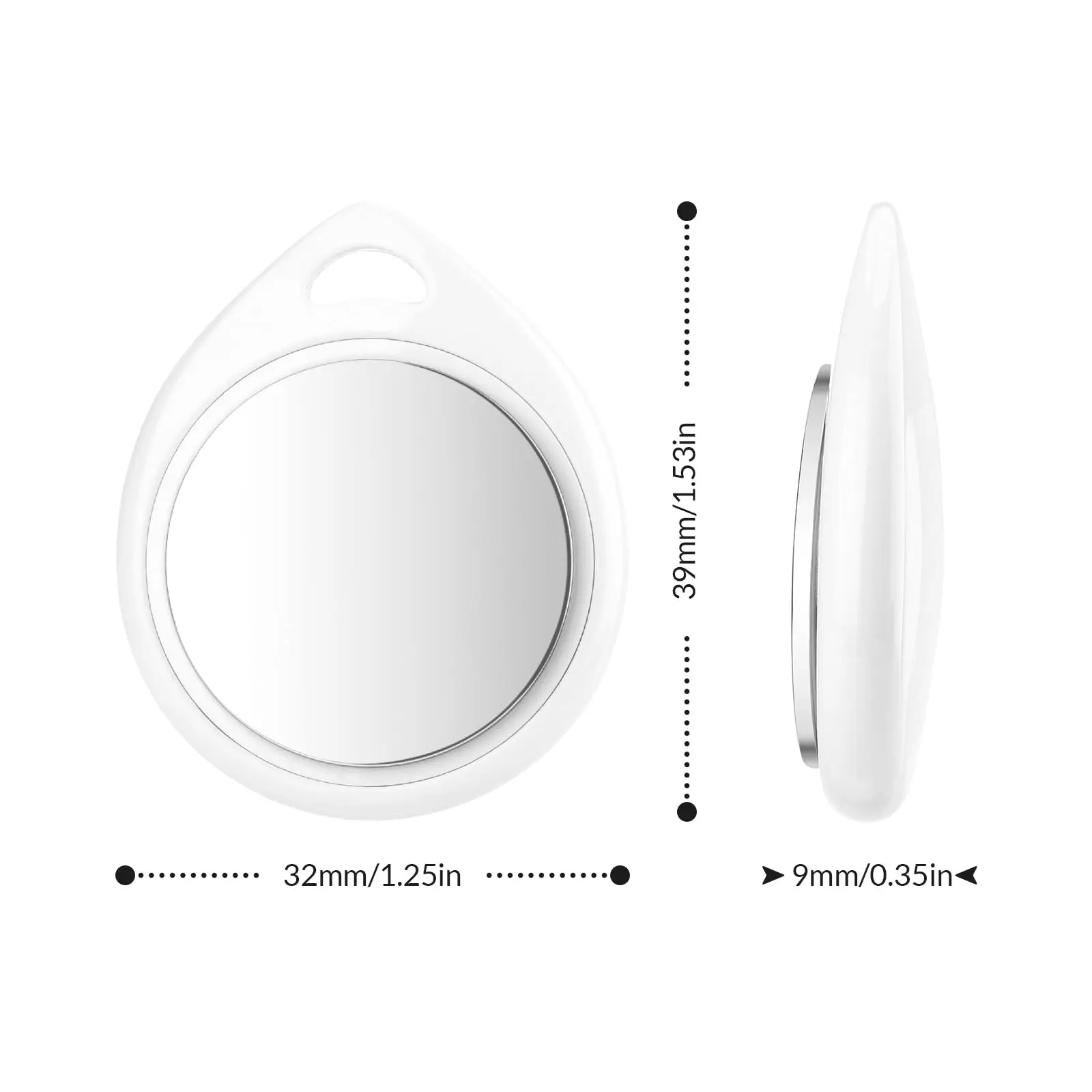 Key Finder Bluetooth Luggage Tracker tag Locator Works with Apple Find My for Children pet Cats Dogs