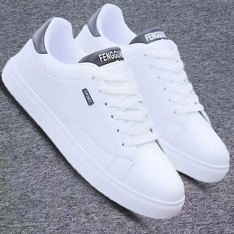 أحذية رياضية للرجال موضة صيف 2022 جديدة بيضاء حذاء رجالي أبيض - AliExpress